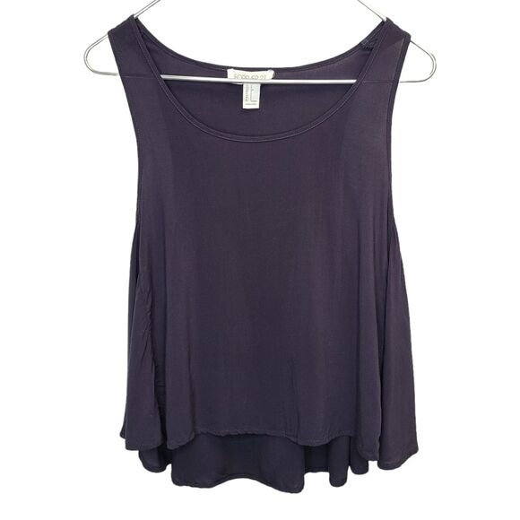 Forever 21 Navy Blue Sleveless Scoop Neck Lightweight Pullover Tank Top Womens S - Picture 5 of 9